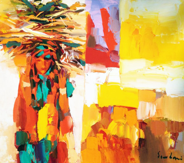 Nicola_Simbari_Calabrian_Girl_Italy_44x48