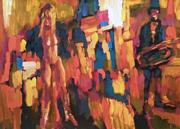 Nicola_Simbari_Circus_Girl_1990_60x70