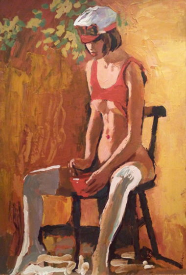 Nicola_Simbari_Crazy_Girl_1990_27x23