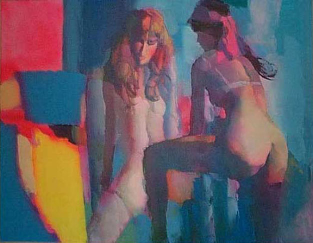 Nicola_Simbari_Les_Coulisses_Nude_46x59