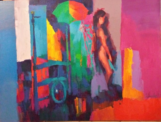 Nicola_Simbari_Mysterious_Room_1984__47x62