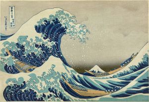 La gran ola de Kanagawa-Hokusai