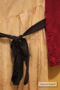 .el vestido de lazo azul