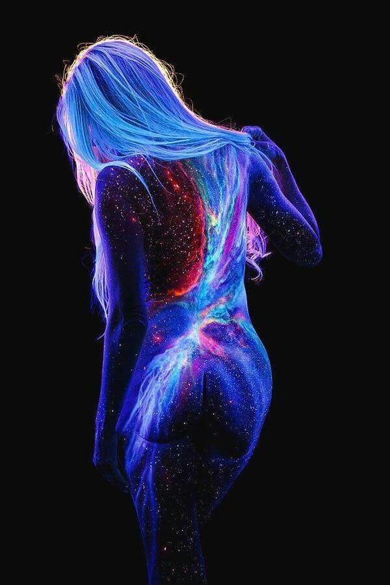 Mark McGuire-Uv neon Galaxy