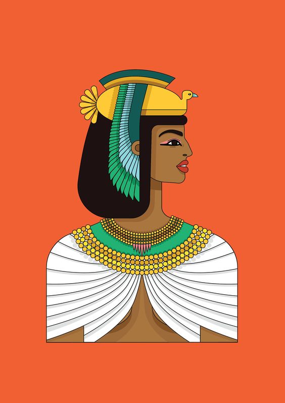cleopatra ilustration by kiki ljung
