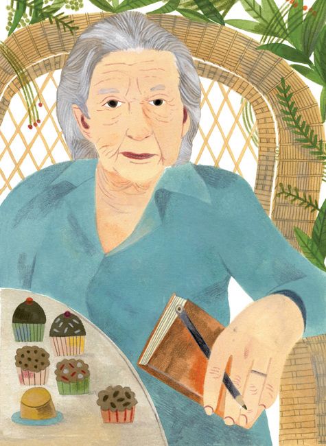 cora coralina illustration by elenia beretta