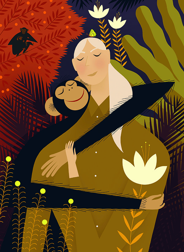 jane goodall by emmanuelle walker