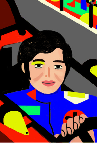 Lella Lombardi Illustration by Sarah Mazzetti