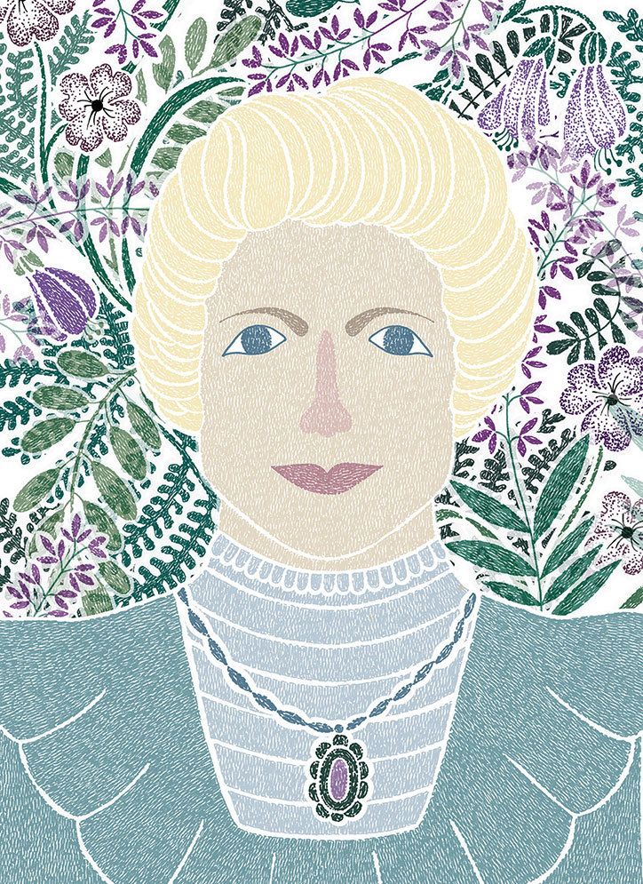 Kate Sheppard (Illustration by Malin Rosenqvist)