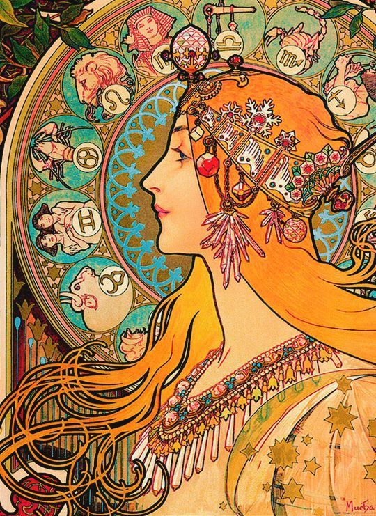 Alphonse Mucha – Zodiac, 1896.jpg