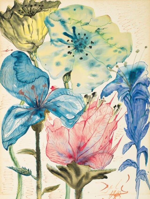 Salvador Dalí - Fleurs