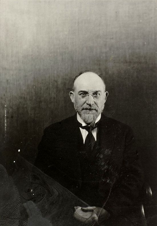Erik Satie by Man Ray 1922